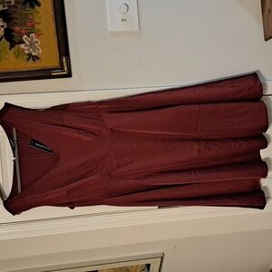 Modcloth Red A-line Swing Dress